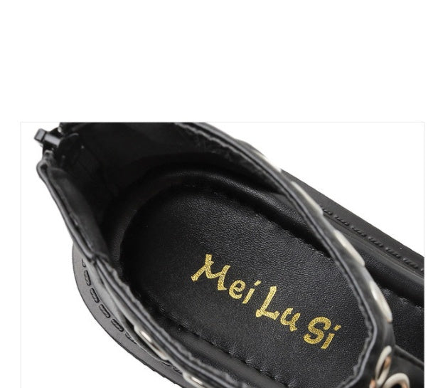 Classic Platform High-Heeled Sandals