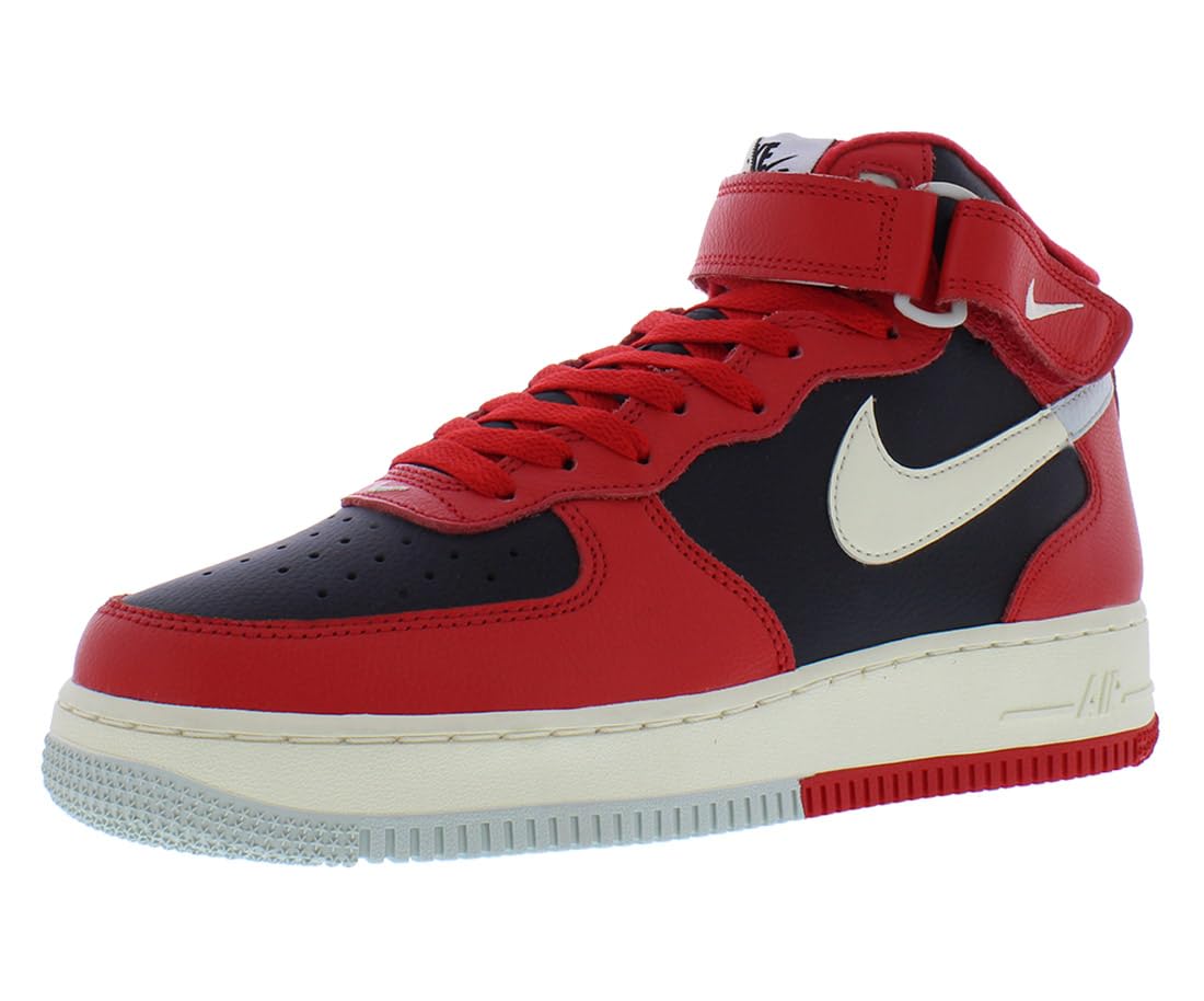Nike Air Force 1 Mid 07 Lv8 Unisex Shoes Size 7.5 Color: Black/Coconut Milk
