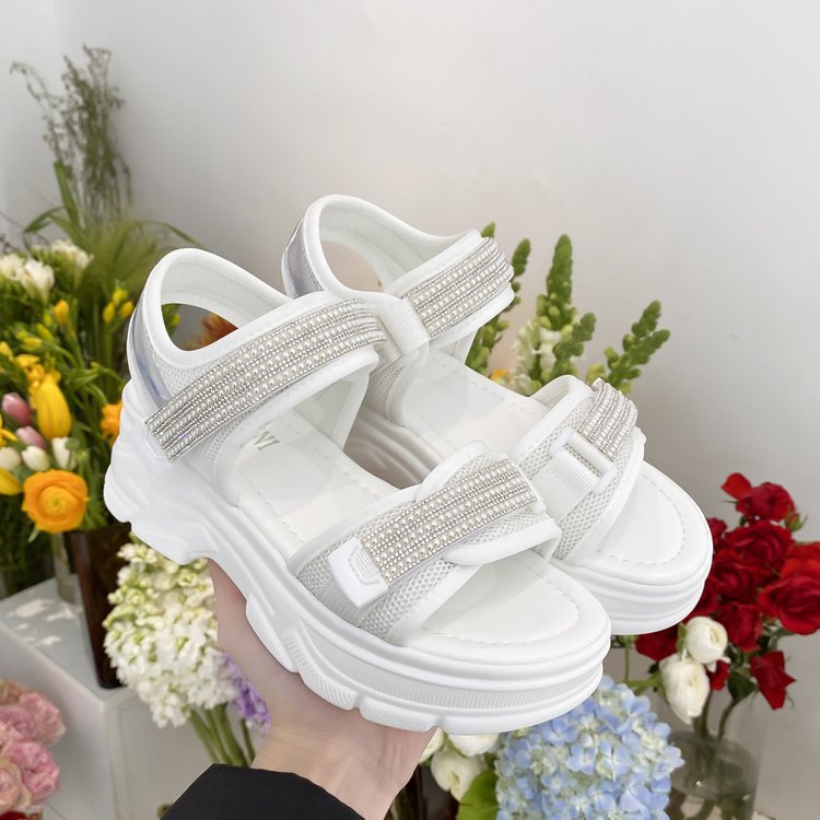 Velcro Casual Sports Platform Sandals