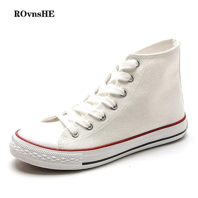 Breathable Unisex Canvas Sneakers – All-Season Casual Shoes