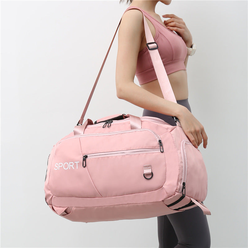 Travel Gym Bag with Shoes Compartment