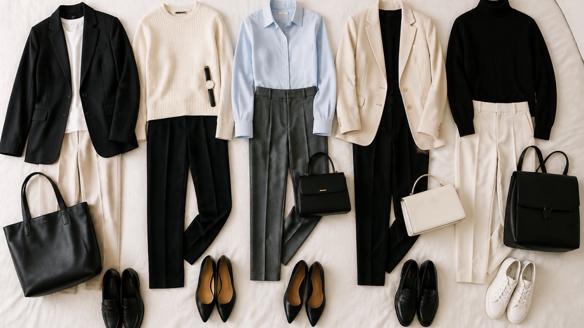 6 Ways to Style Modern Basics for Work
