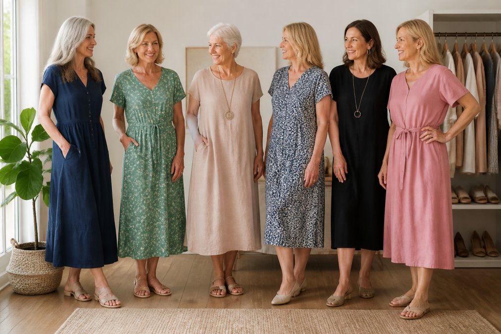 7 Best Comfortable Stylish Dresses for Women Over 50