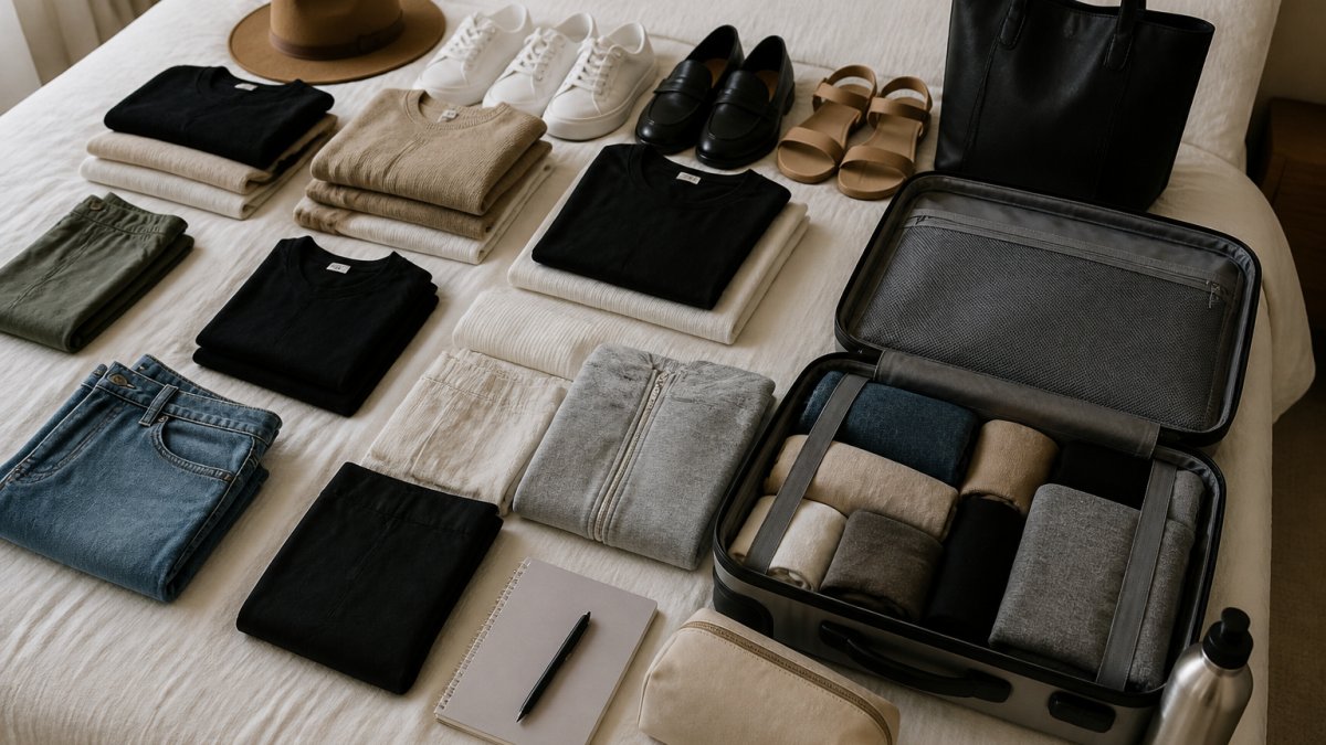 Minimalist Capsule Wardrobe Checklist for Travel