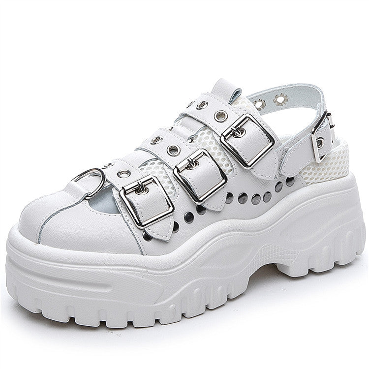 Solid Color Platform Summer Platform Sandals