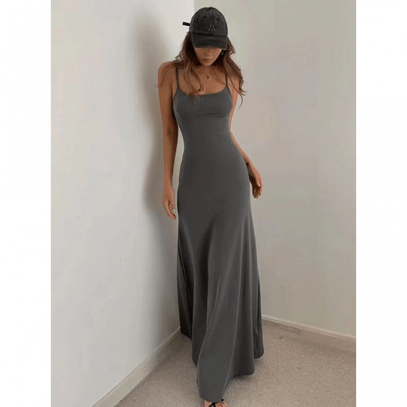 Camisole Slim Fit Waist Dress – European & American Style