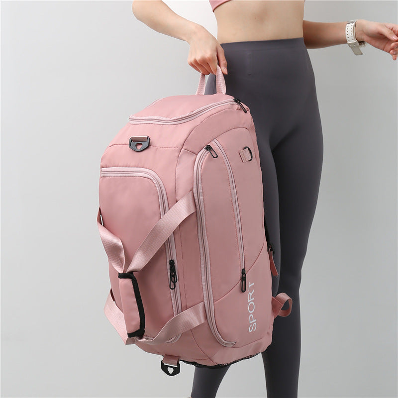 Travel Gym Bag with Shoes Compartment