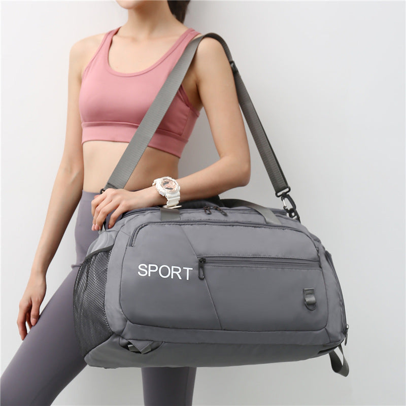 Travel Gym Bag with Shoes Compartment