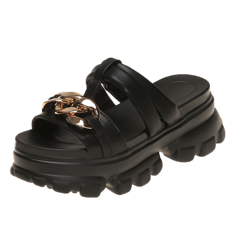 fairy Style Fashion Outing Platform Sandals