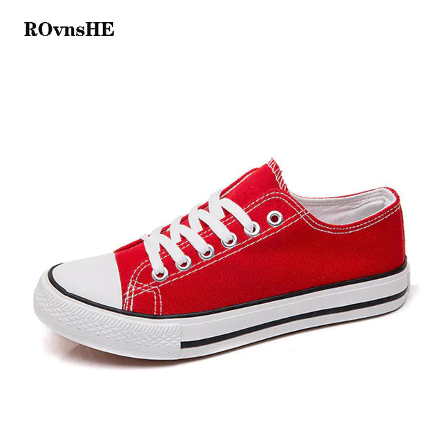 Breathable Unisex Canvas Sneakers – All-Season Casual Shoes