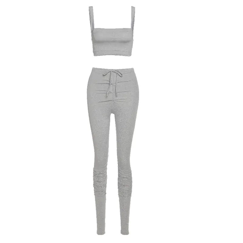 Summer Women's Casual Outfit with Off-Shoulder Design