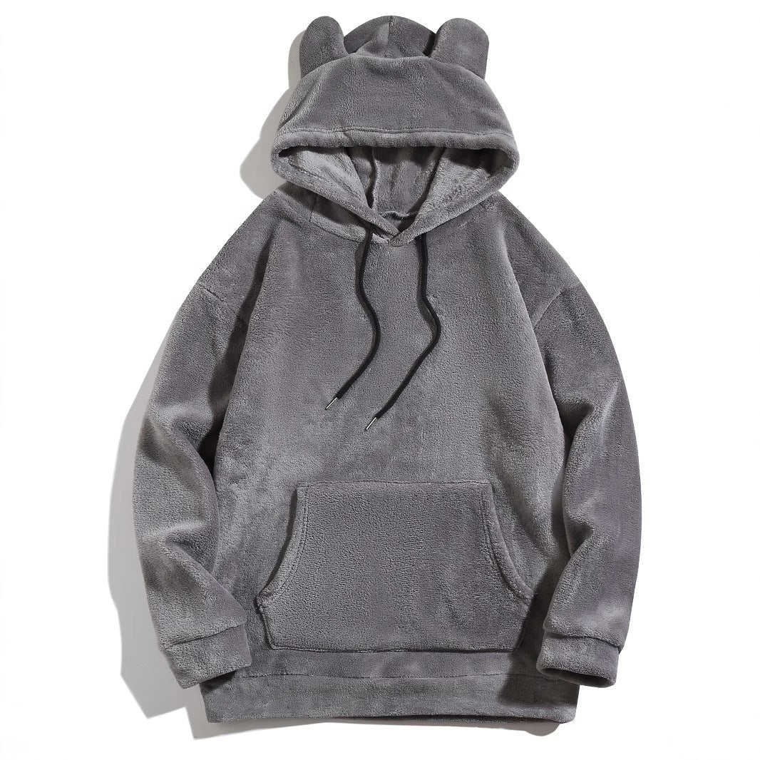 Men's Casual Cool Fashion Sweater Coral Fleece Jacket