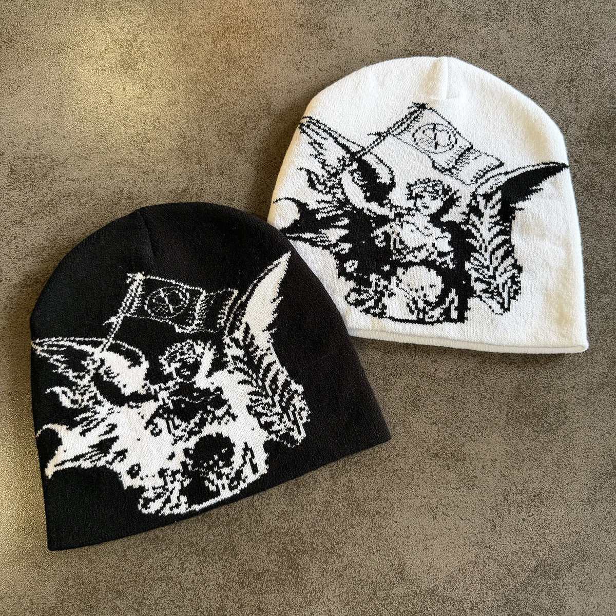 Unisex Y2K Knitted Winter Hat