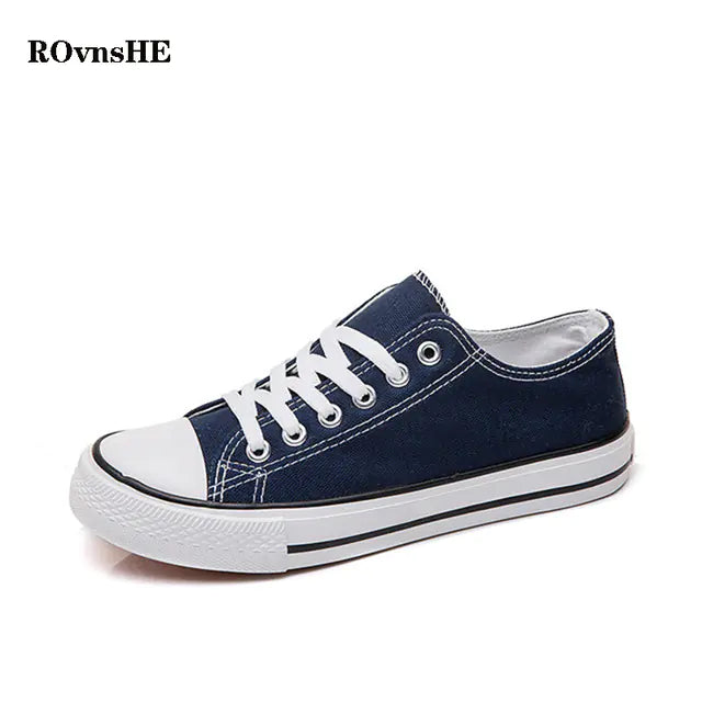 Breathable Unisex Canvas Sneakers – All-Season Casual Shoes