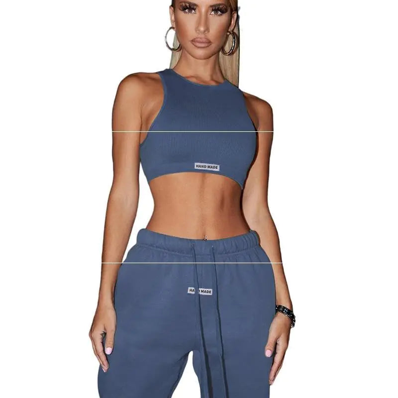 Women’s Low Cut Halter Top Set