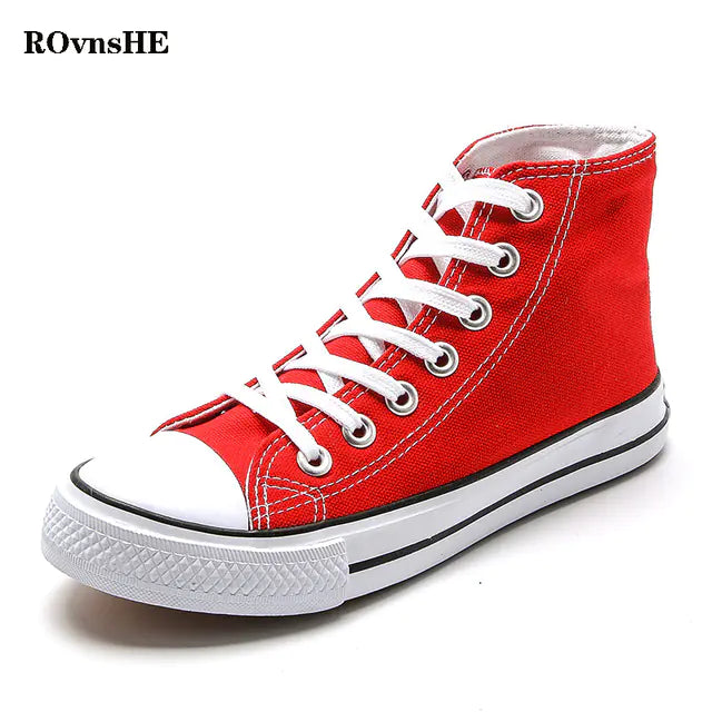 Breathable Unisex Canvas Sneakers – All-Season Casual Shoes