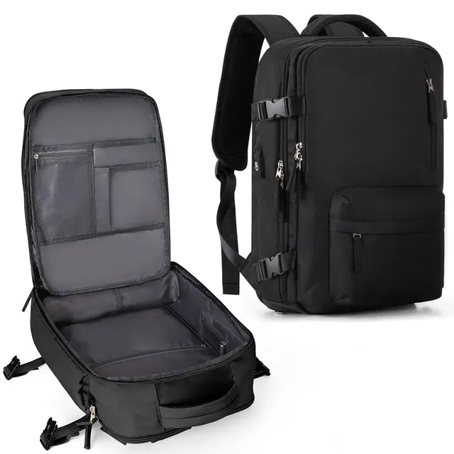 Large Capacity Women's Travel Backpack with USB Charging