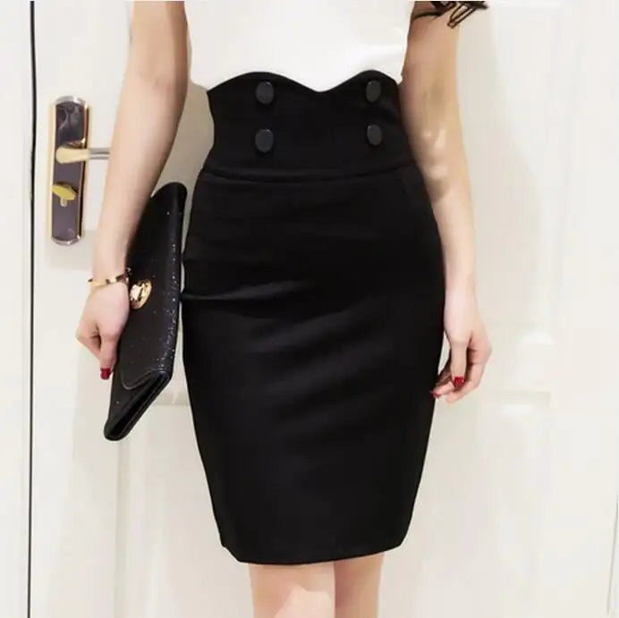 High Waist Stretch Fishtail Skirt for Women
